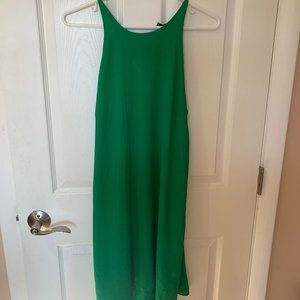 Green Halter Dress - Medium